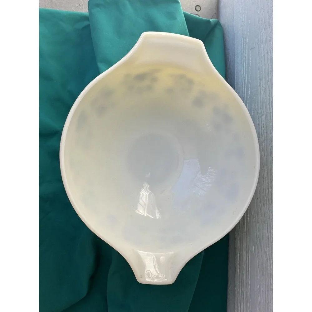 Pyrex Bowl Gooseberry Black on Yellow 4 Qt Cinderella Large Mixing Bowl #444